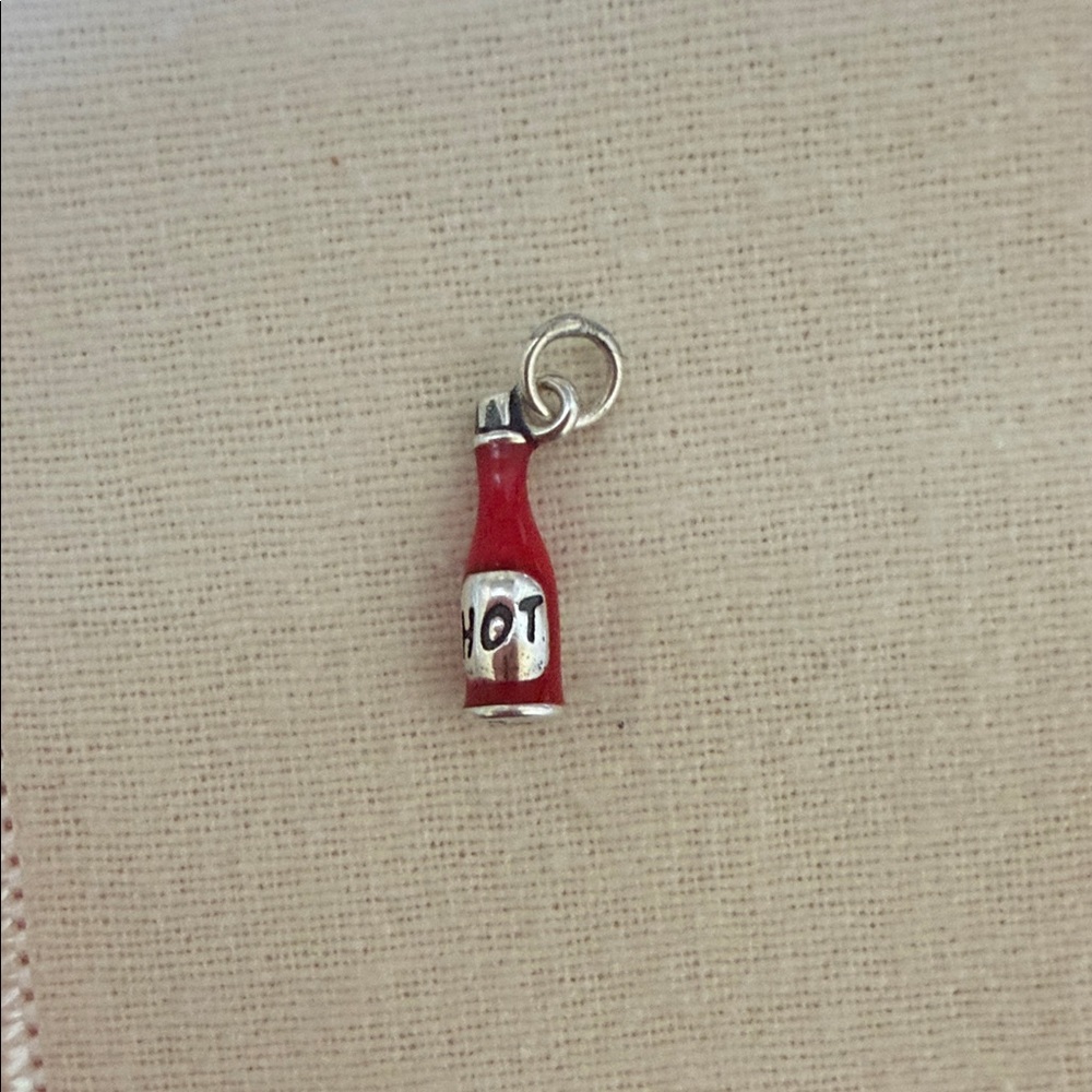 Retired, hot sauce charm by James Avery